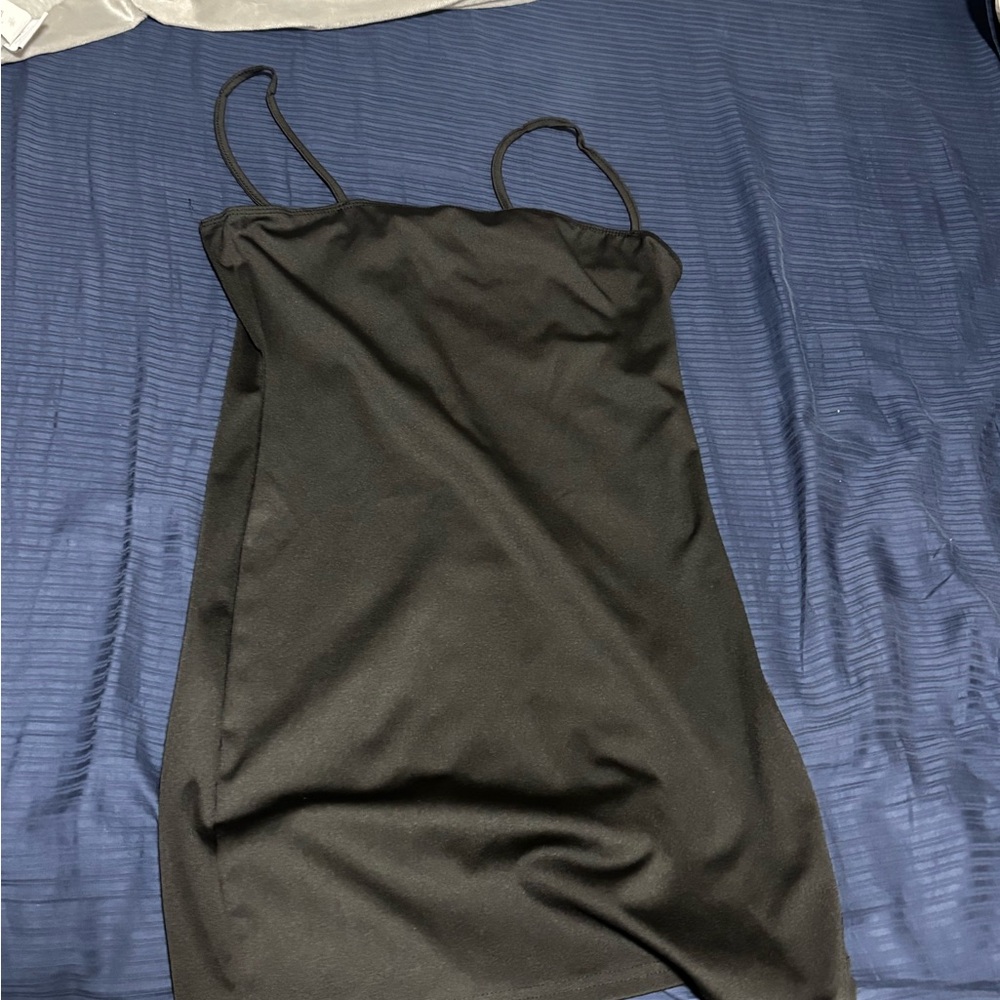 Black Spaghetti Strap Dress